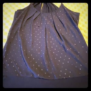 Maurices Black Shimmer Top